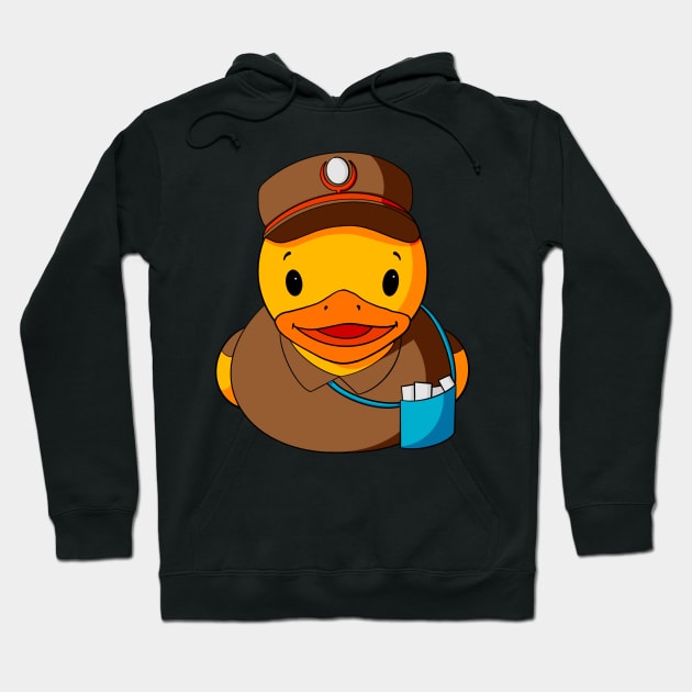 Mailman Rubber Duck Hoodie by Alisha Ober Designs